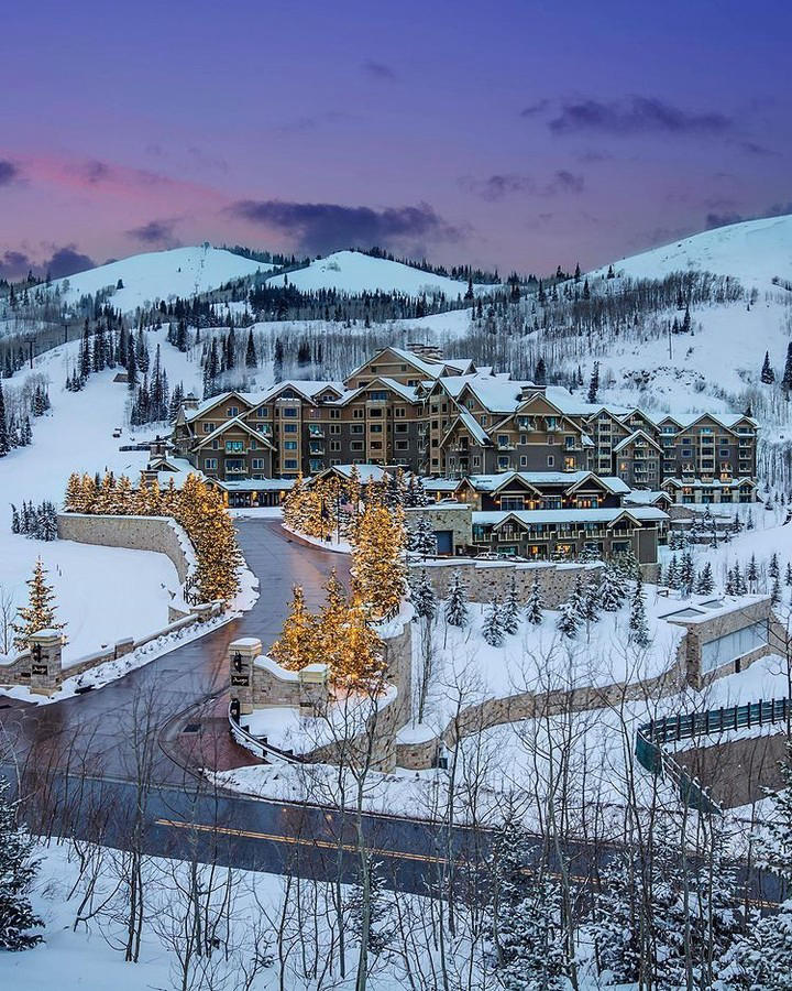 Experience an evening of alpenglow skies at our mountain retreat