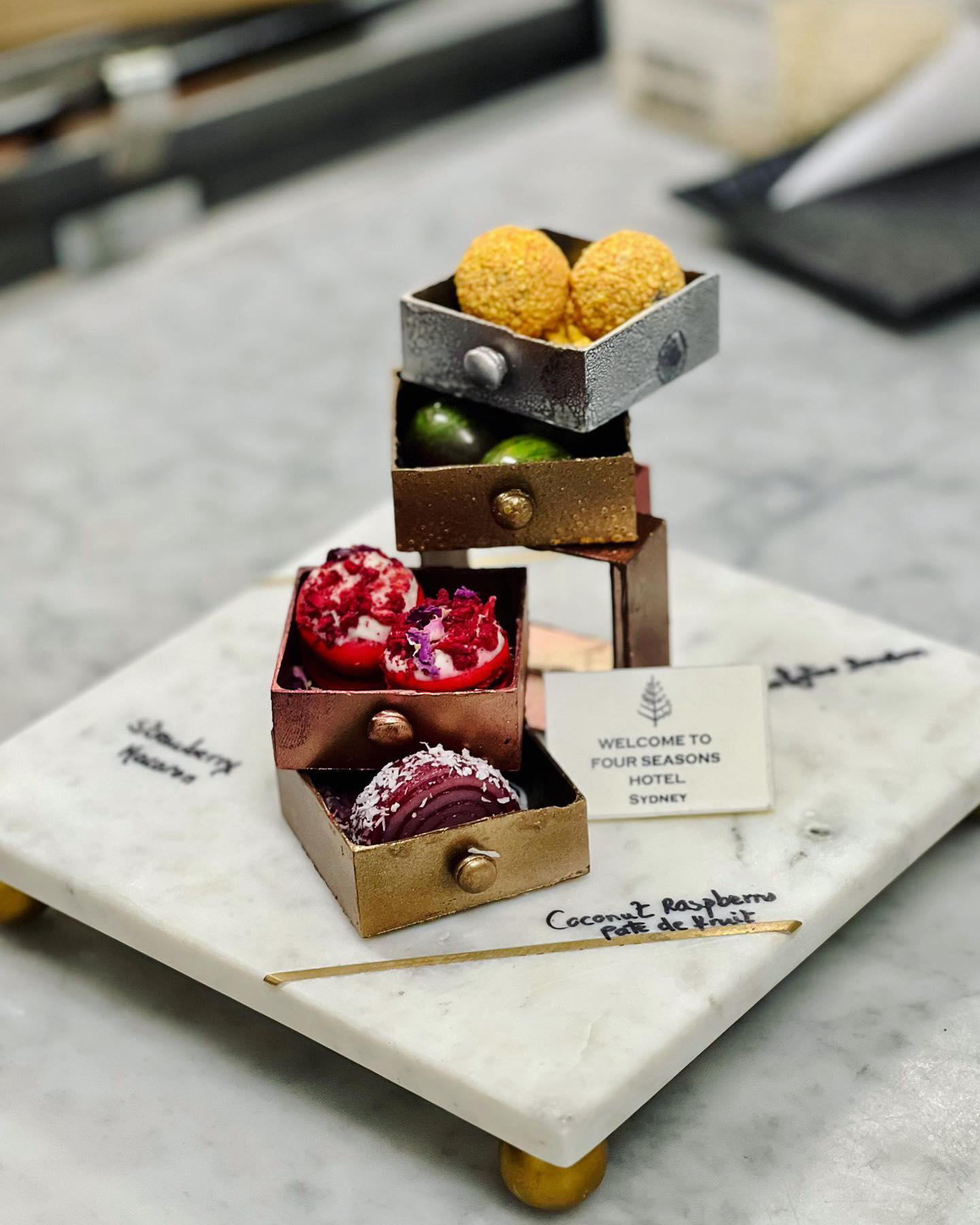 Four Seasons Hotel Sydney - These delectable edible amenities are specially customised by our AMAZIN