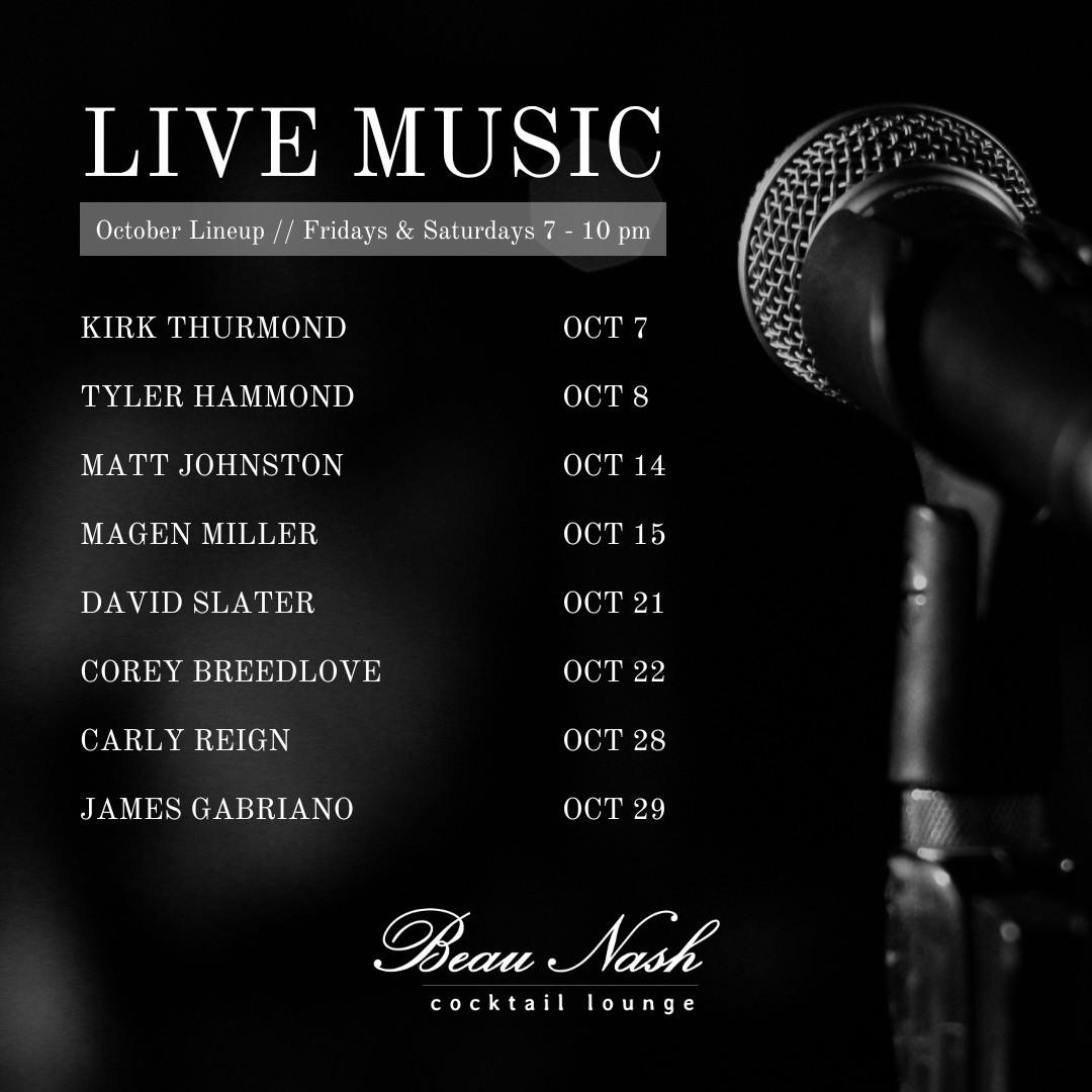 Hotel Crescent Court - Our OCTOBER LINEUP is here